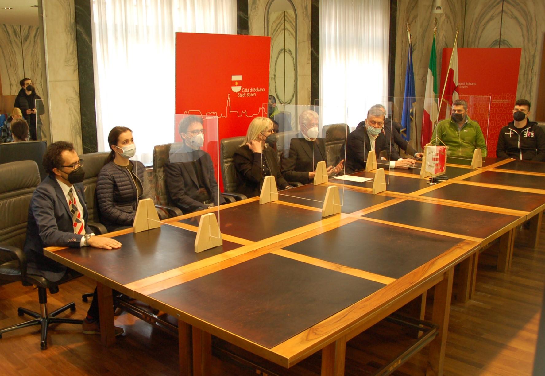 La presentazione del progetto in Comune a Bolzano