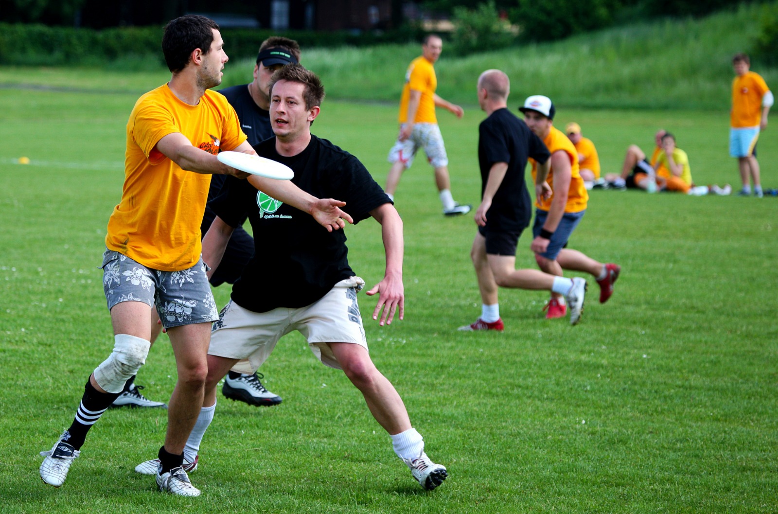 giocatori di ultimate frisbee