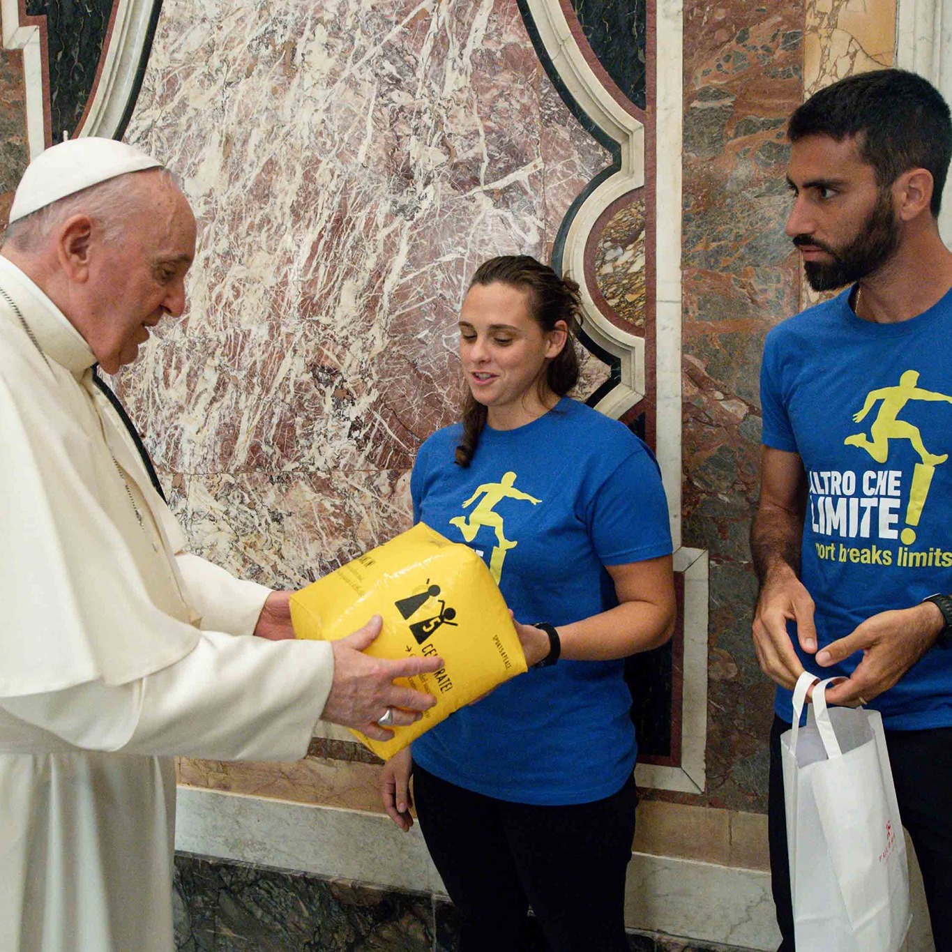 sports4peace in udienza dal papa
